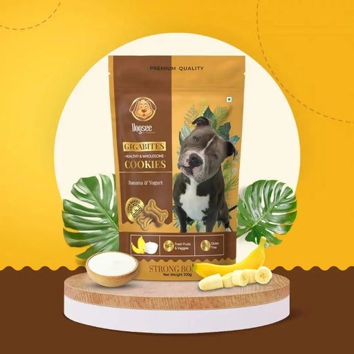 Dogsee Gigabytes - Cookies for Dogs - Banana Yogurt