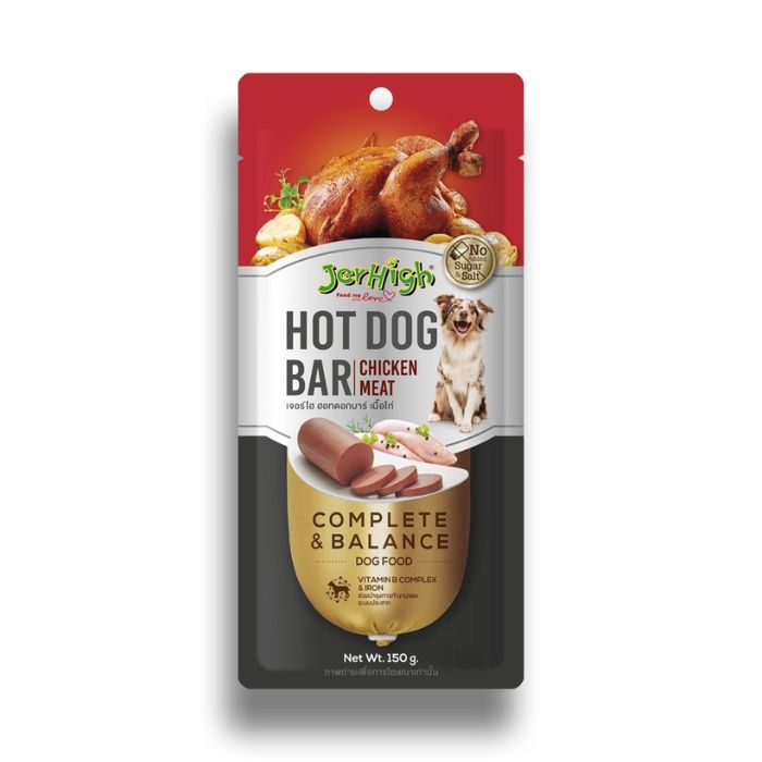 JerHigh Dog Treats - Hot Dog Bar Chicken (150g)