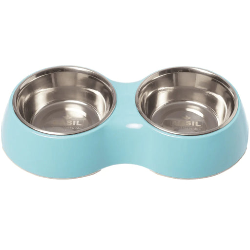 Basil Dog Bowls - Melamine Double Dinner Set