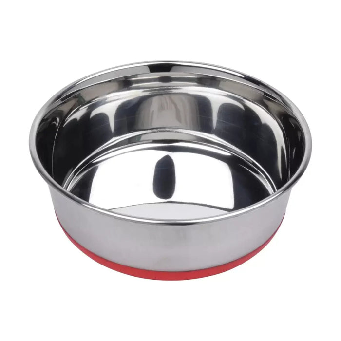 Basil Dog Bowls - Heavy Dish Anti-Skid Steel