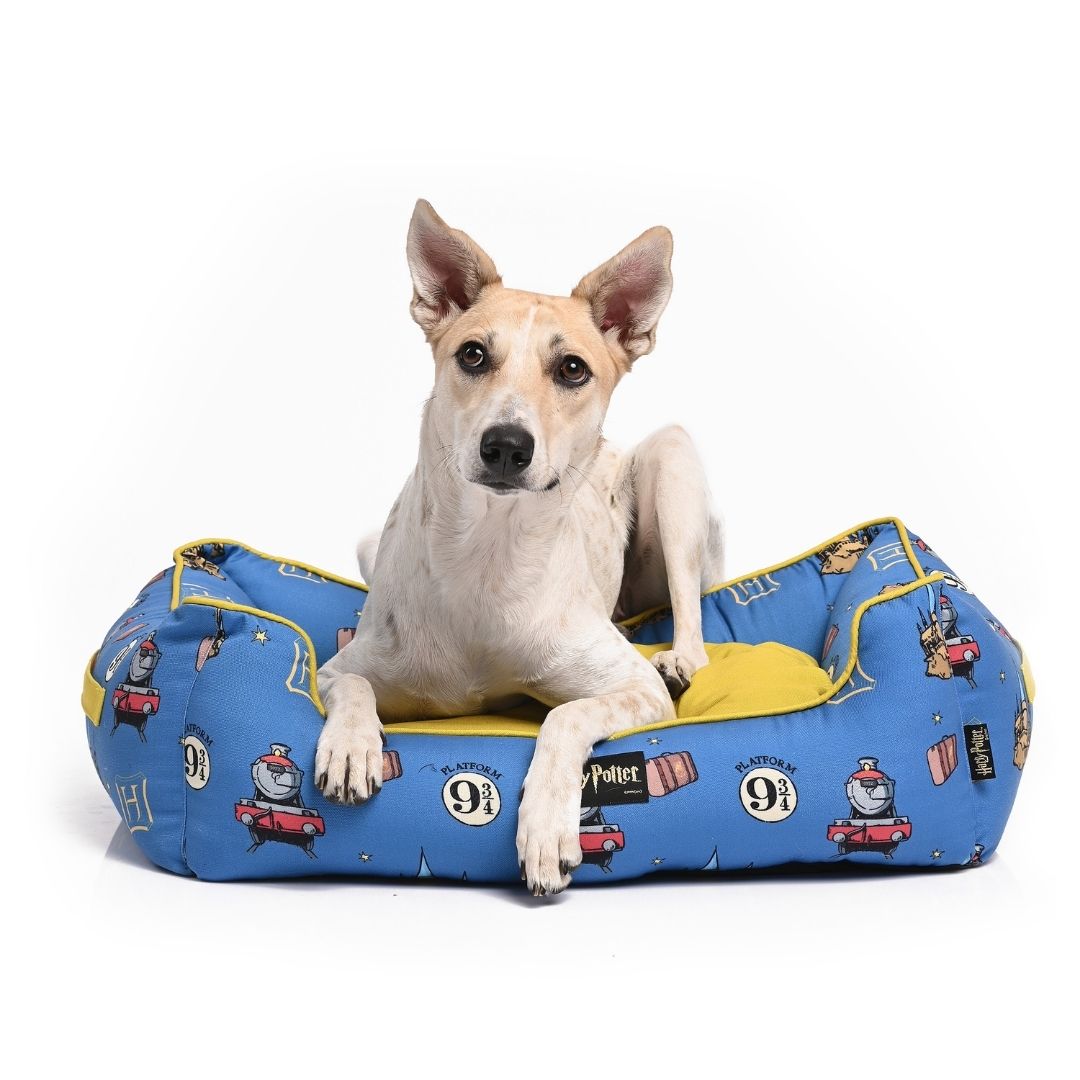 Harry Potter Lounger Bed - Welcome to Hogwarts Dog Bed