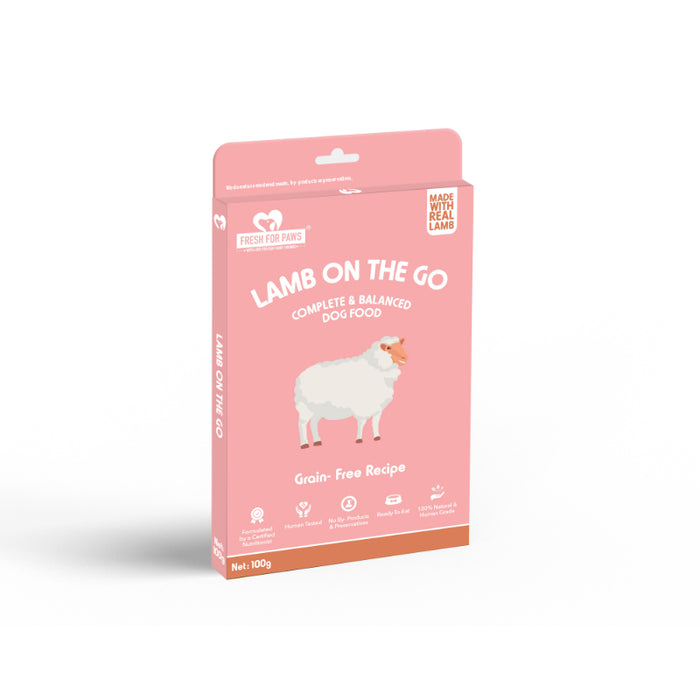 Fresh For Paws - Fresh Meals For Dogs - Lamb On The Go