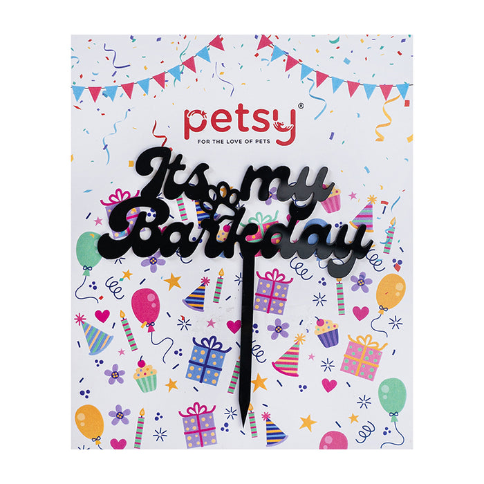 Petsy Birthday / Celebration Cake Toppers - Its My Barkday
