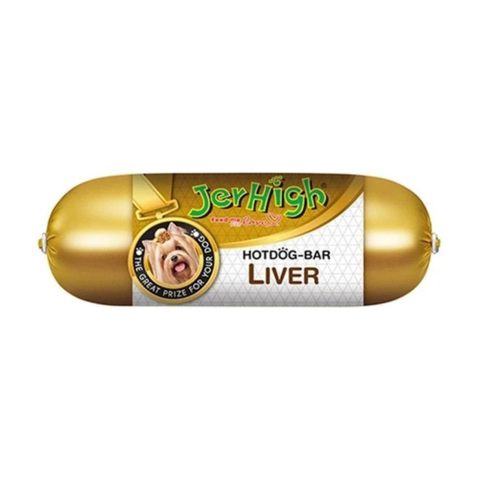 JerHigh Dog Treats - Hot Dog Bar Liver (150g)