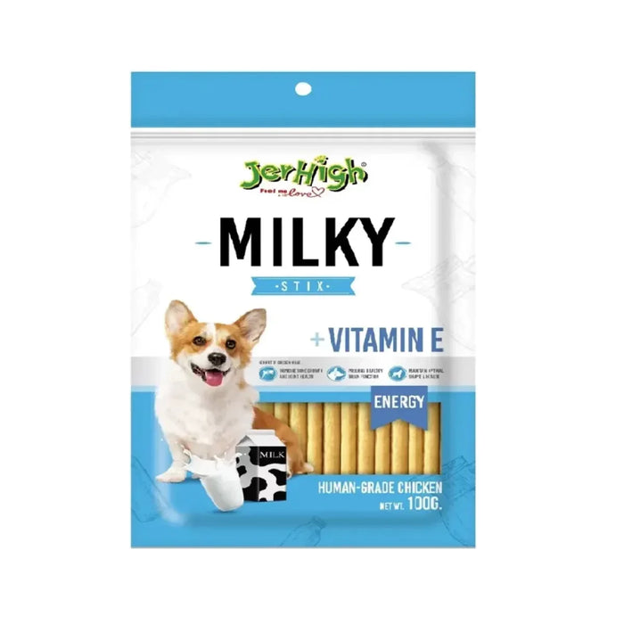JerHigh Dog Treats - Milk Stix (100g)