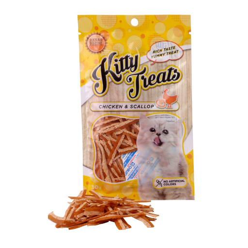 Kitty Treats Chicken & Scallop - Petsy
