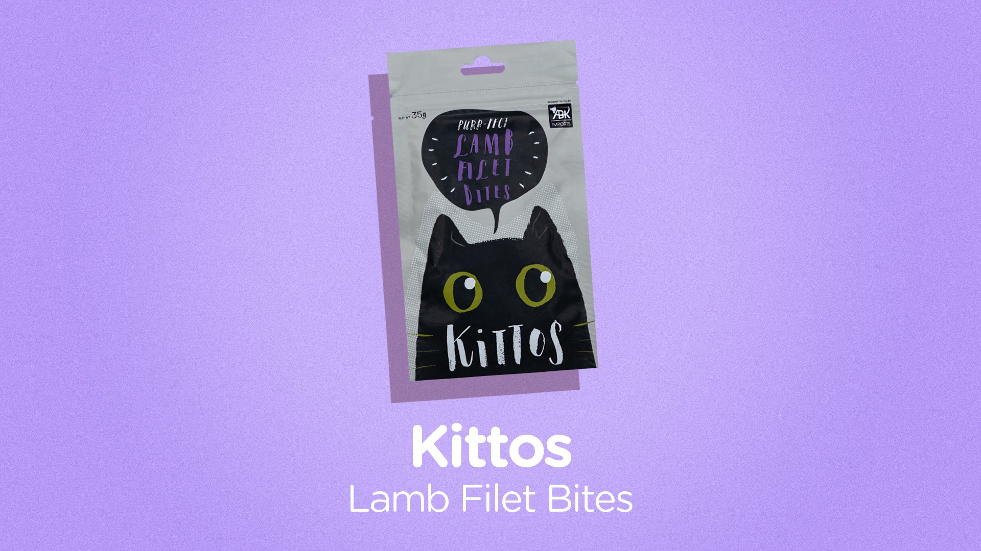 Kittos Cat Treat - Lamb Filet Bites (35g)