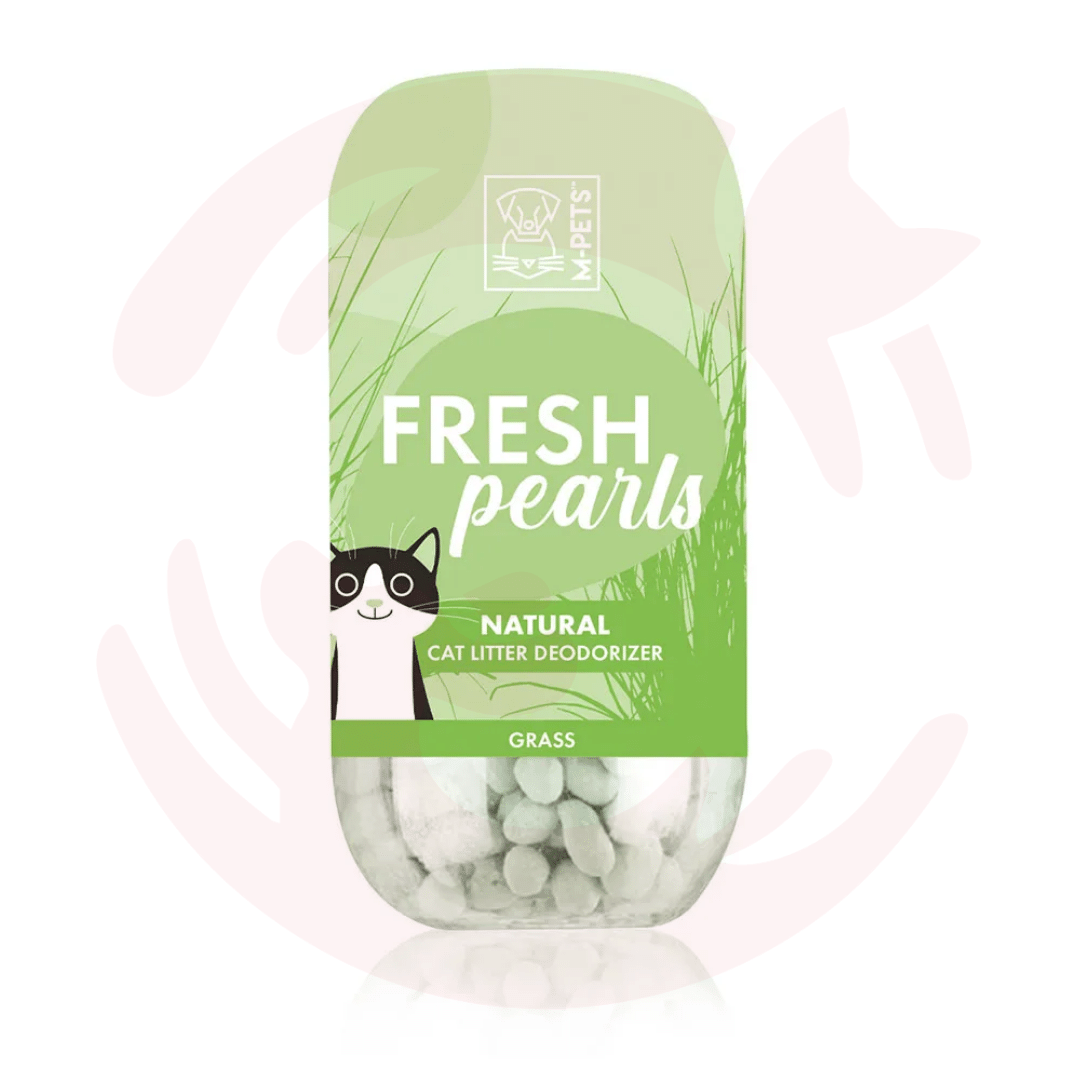 M-Pets - Fresh Pearls Natural Cat Litter Deodoriser - Grass - 450ml