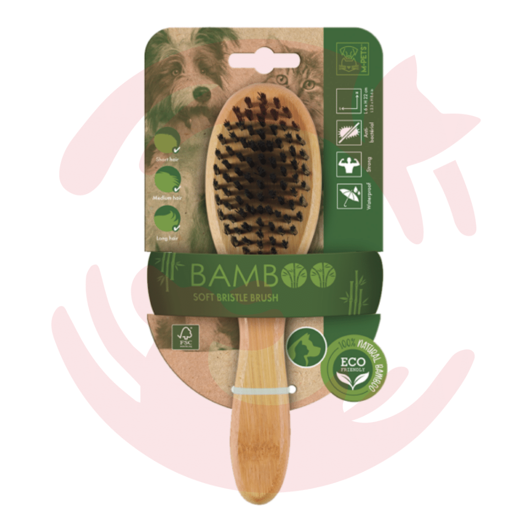 M-Pets Bamboo Soft Bristle Brush