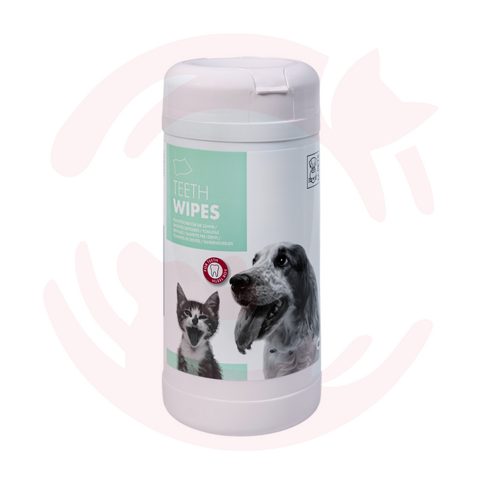 M-Pets Teeth Wipes for Cats & Dogs (40 Wipes)