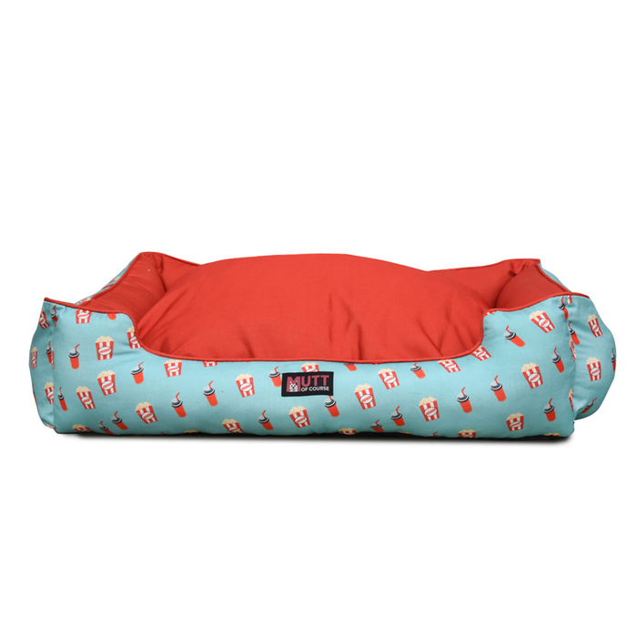 Mutt Of Course Lounger Bed - Pupcorn N' Cola