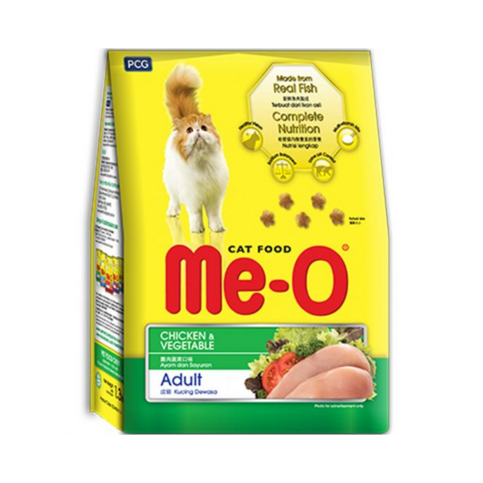 Me-O Adult Dry Cat Food - Chicken and Vegetables