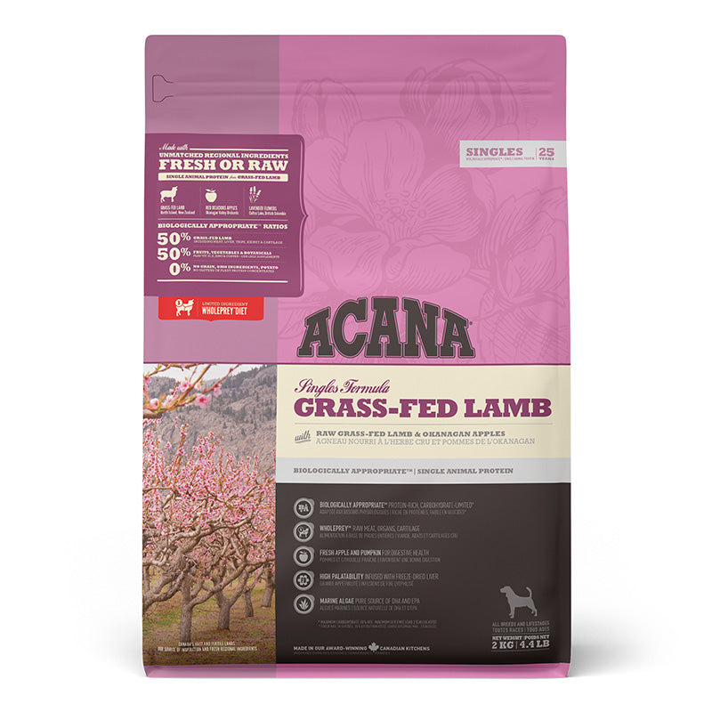 Acana Dry Dog Food - Grass Fed Lamb