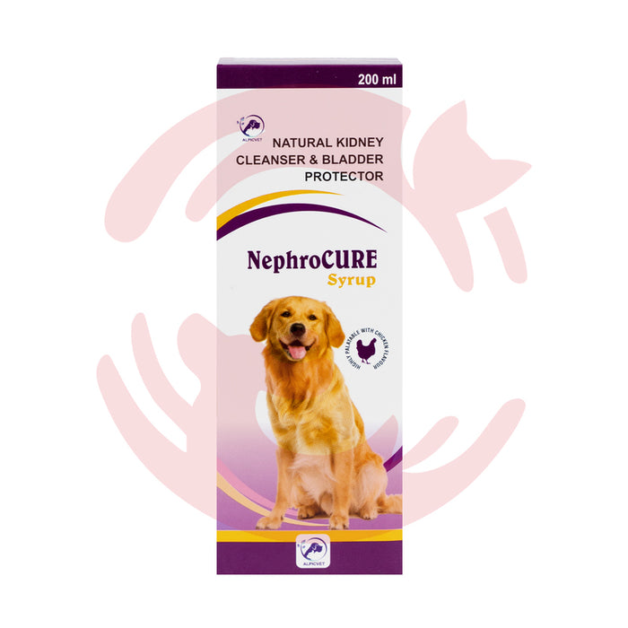 Alpicvet NephroCURE Kidney Care Syrup for Dogs and Cats - Chicken (200ml)
