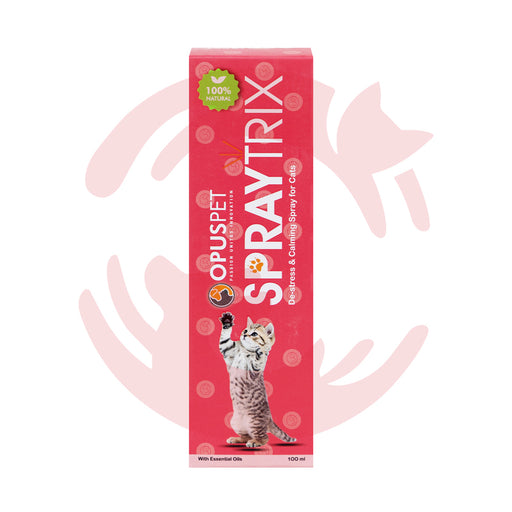 Opus Pet Spraytrix De-stress and Calming Spray for Cats (100ml)