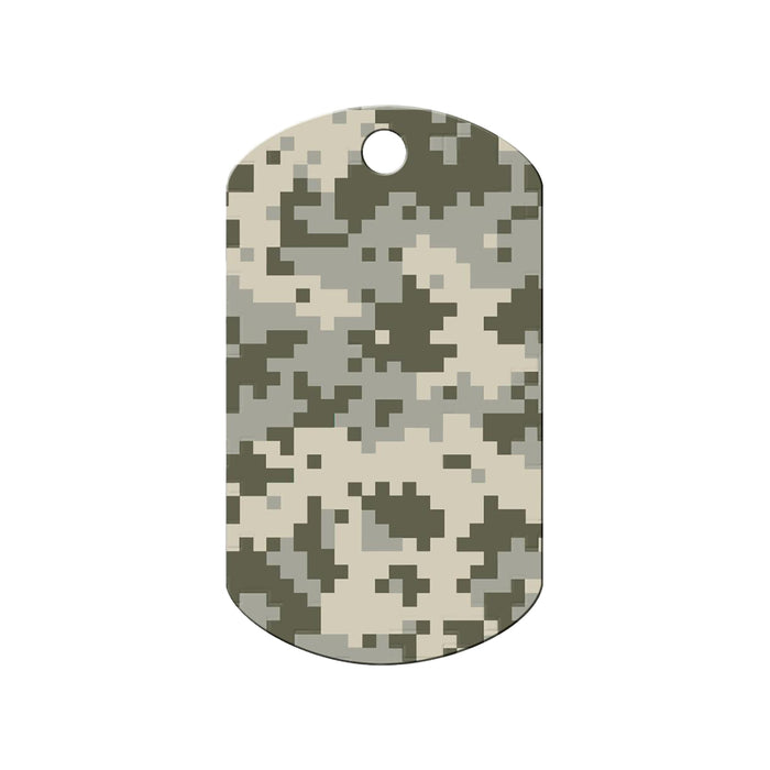 Personalised Petsy Pet Tag - Military - Digital Camouflage