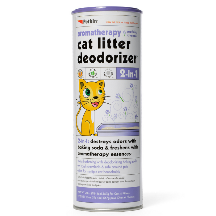 Petkin - Cat Litter Deodorizer Lavender - 567g