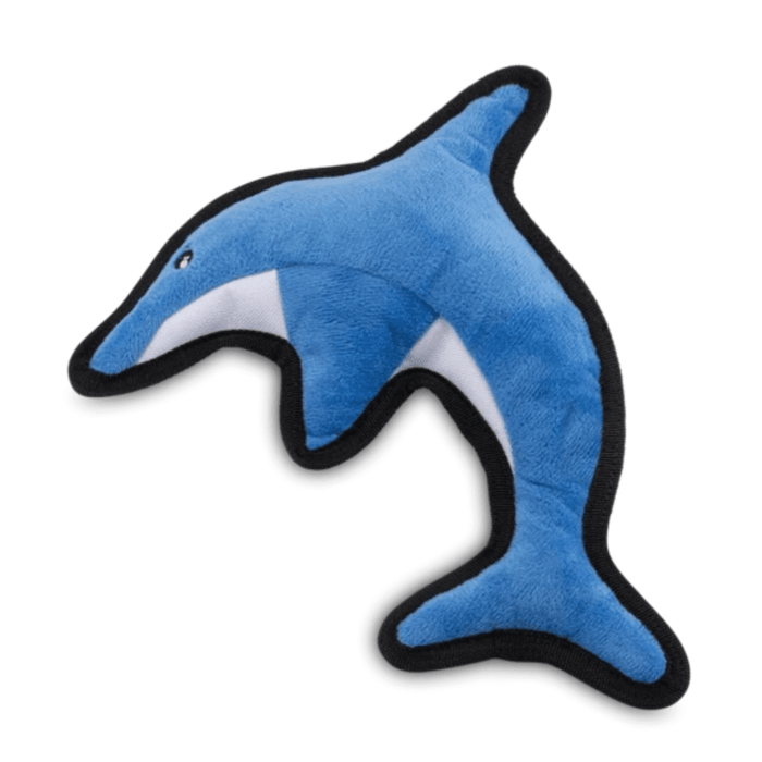 Becopets Dog Toys - Rough & Tough Recycled Plastic Toys - Dolphin