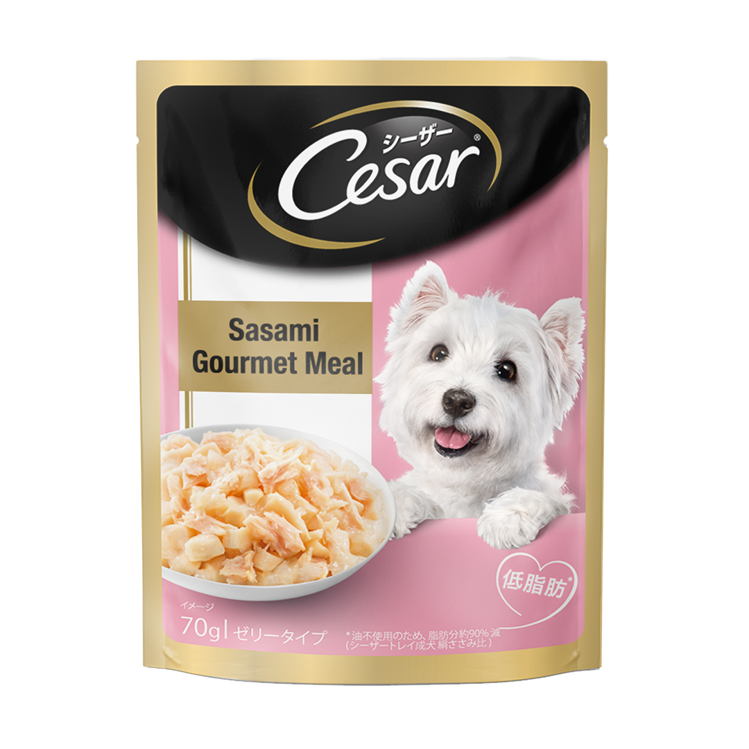 Cesar Premium Adult Wet Dog Food (Gourmet meal) - Sasami 70g (Pack of 16)