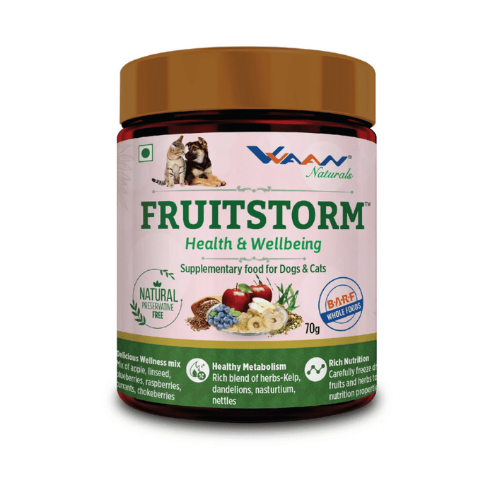 Vvaan Supplements for Cats & Dogs - Fruitstorm (70g)