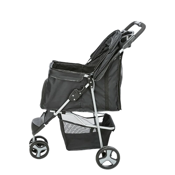 Trixie Buggy / Stroller for Pets (Black)