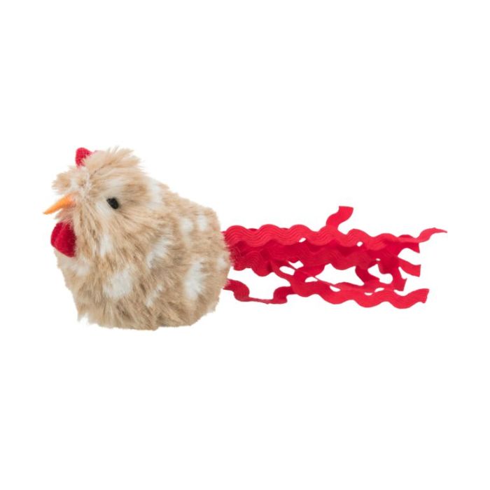 Trixie Cat Toy - Plush Chicken