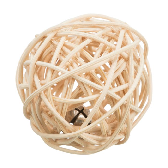 Trixie Cat Toy - Rattan Ball with Bell
