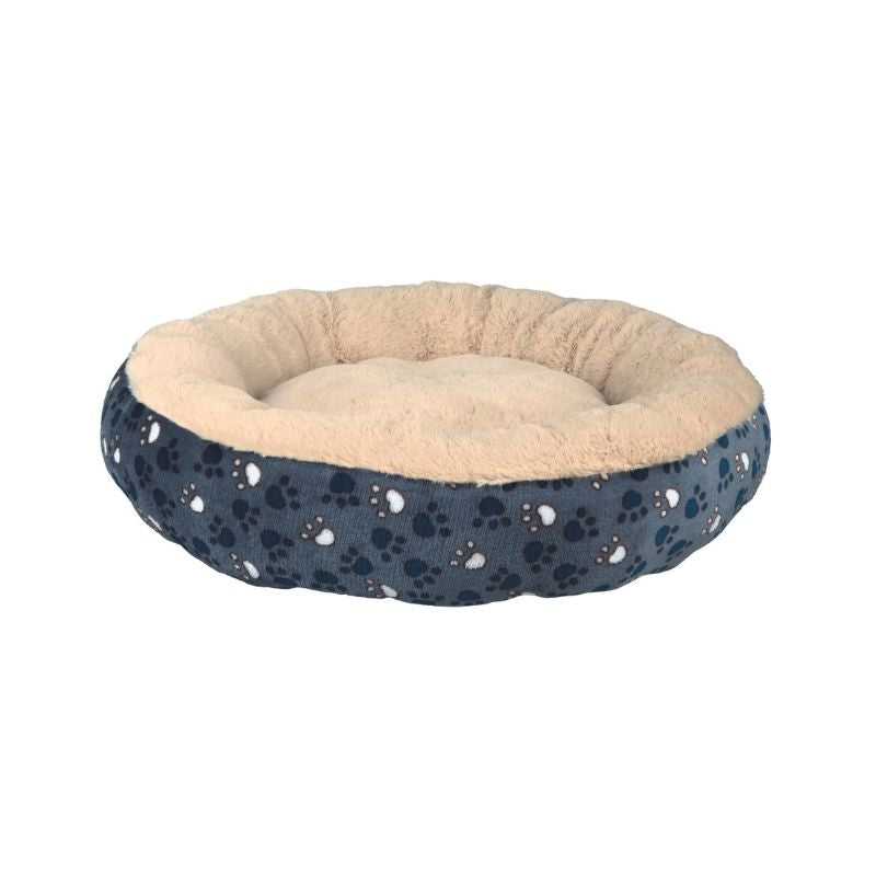 Trixie Beds for Dogs - Tammy Donut Bed (Blue and Beige)
