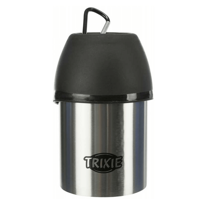 Trixie Bottle with Bowl - Stainless Steel/Plastic (300 ml)