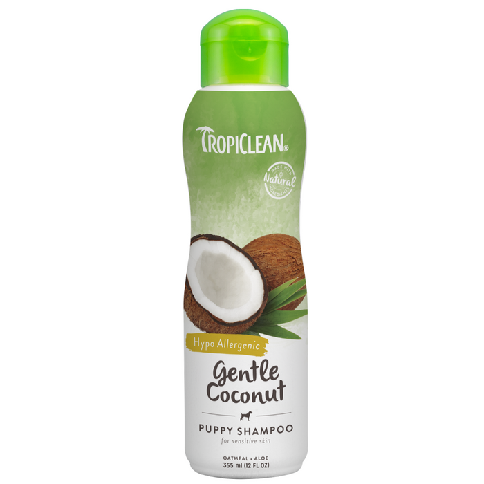 Tropiclean Gentle Coconut Shampoo, Hypoallergenic - 355ml