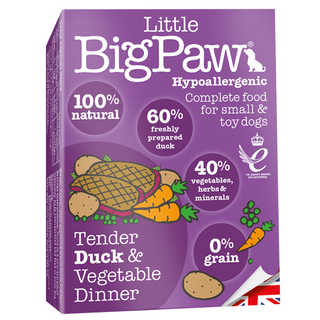 Little BigPaw Wet Dog Food - Tender Duck & Vegetable Dinner Pack of 12 (12 x 85 gms)
