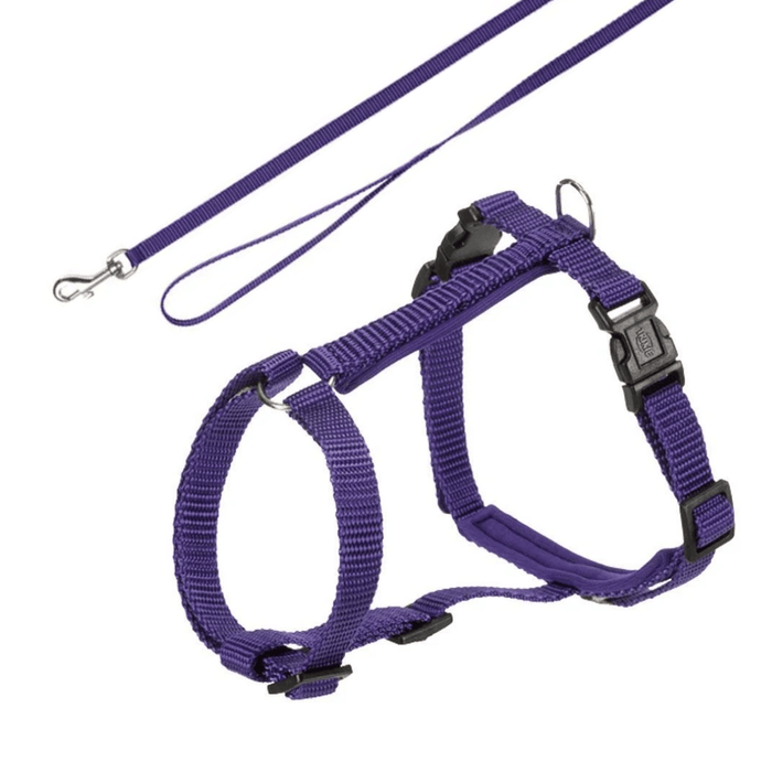 Trixie Premium Cat Harness with Leash - Violet - 4ft.