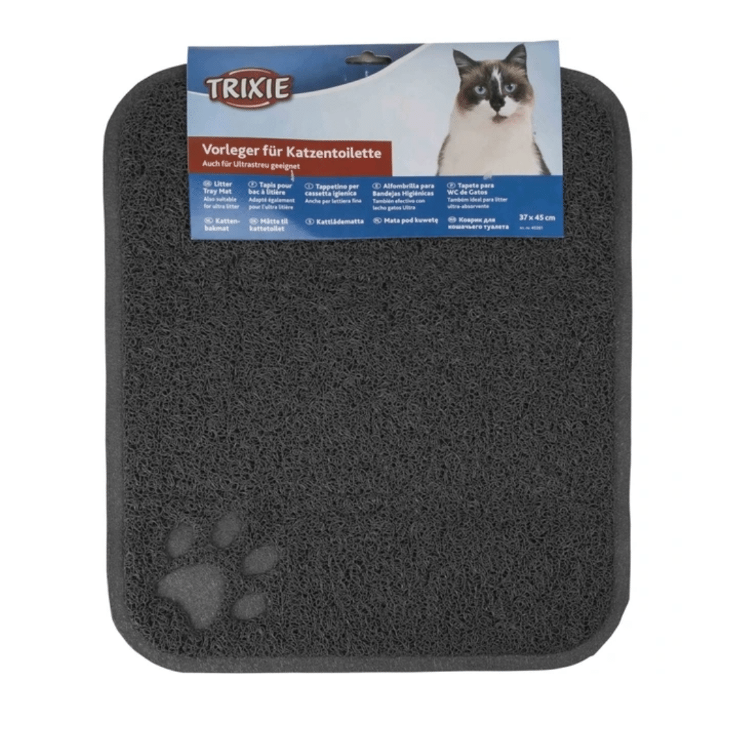 Trixie - Cat Litter Tray Mat, Dark Grey