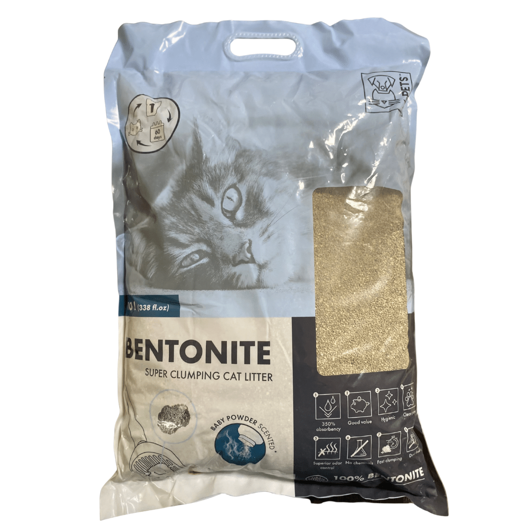 M-Pets Bentonite Super Clumping Cat Litter - 10L (8kg)