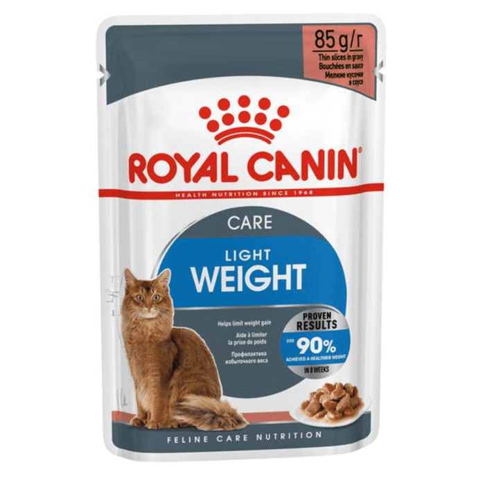 Royal Canin Light Weight Care Adult Gravy Wet Cat Food (85g x 12 Pouches)