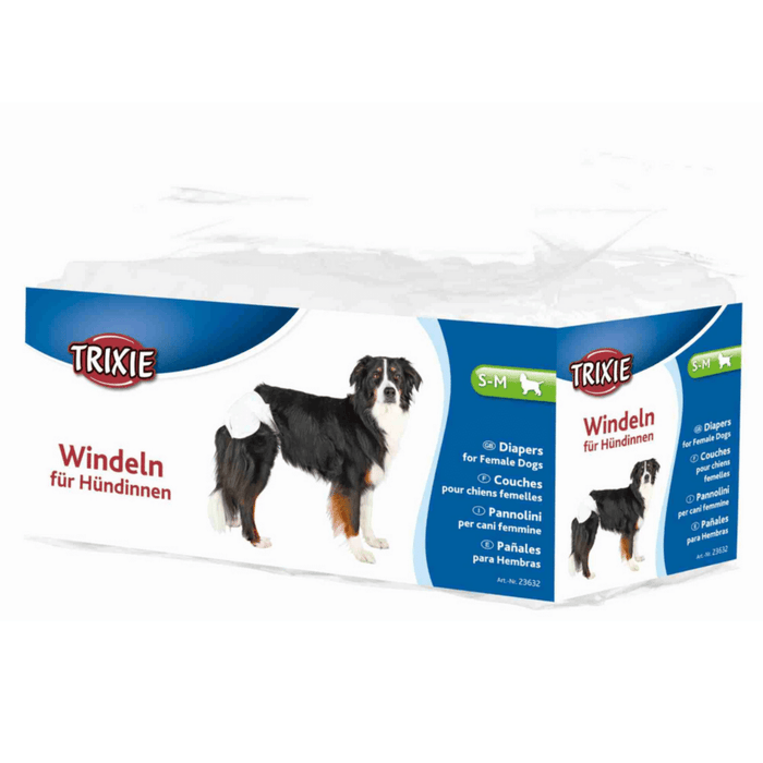Trixie Disposable Diaper for Female Dogs - Pack of 12