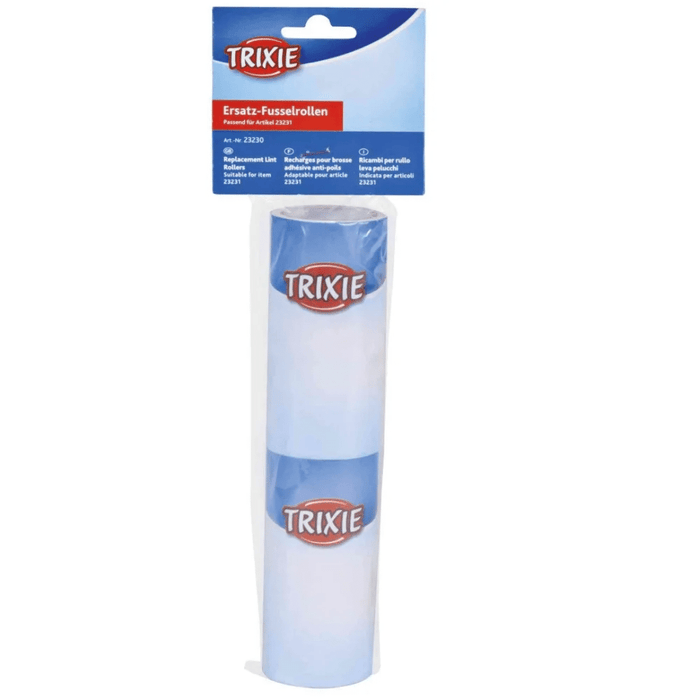 Trixie Hair and Lint Roller Replacement Sheets - 2 rolls x 60 sheets