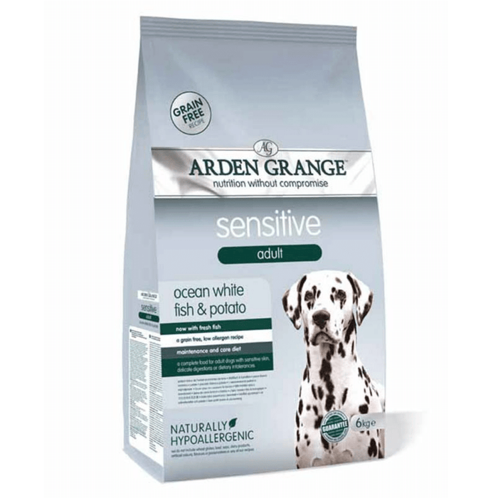 Arden Grange Adult Dry Dog Food - Sensitive Ocean White Fish & Potato