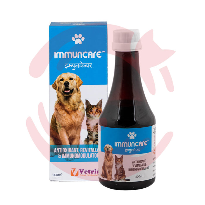 Vetrina Immuncare Immune Supplement Drops for Dogs and Cats (200ml)
