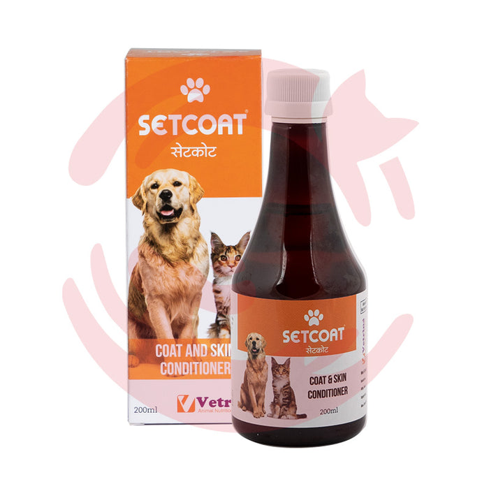 Vetrina Setcoat Coat and Skin Conditioner for Dogs and Cats (200ml)