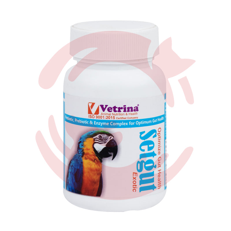 Vetrina Setgut Exotic Gut Health Optimizer for Small Animals (50g)