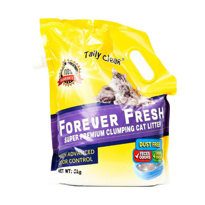 Taily Clean - Clumping Cat Litter Forever Fresh - 5kg