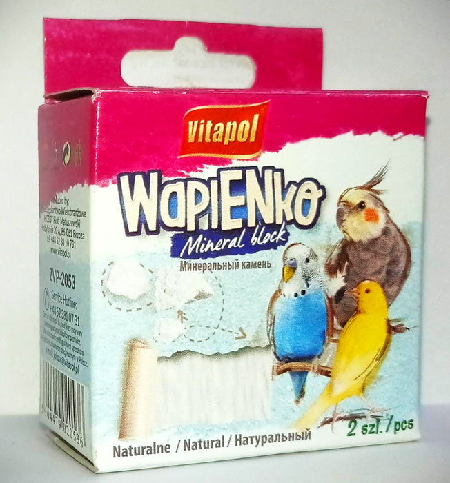 Vitapol Mineral Block For Birds - Natural