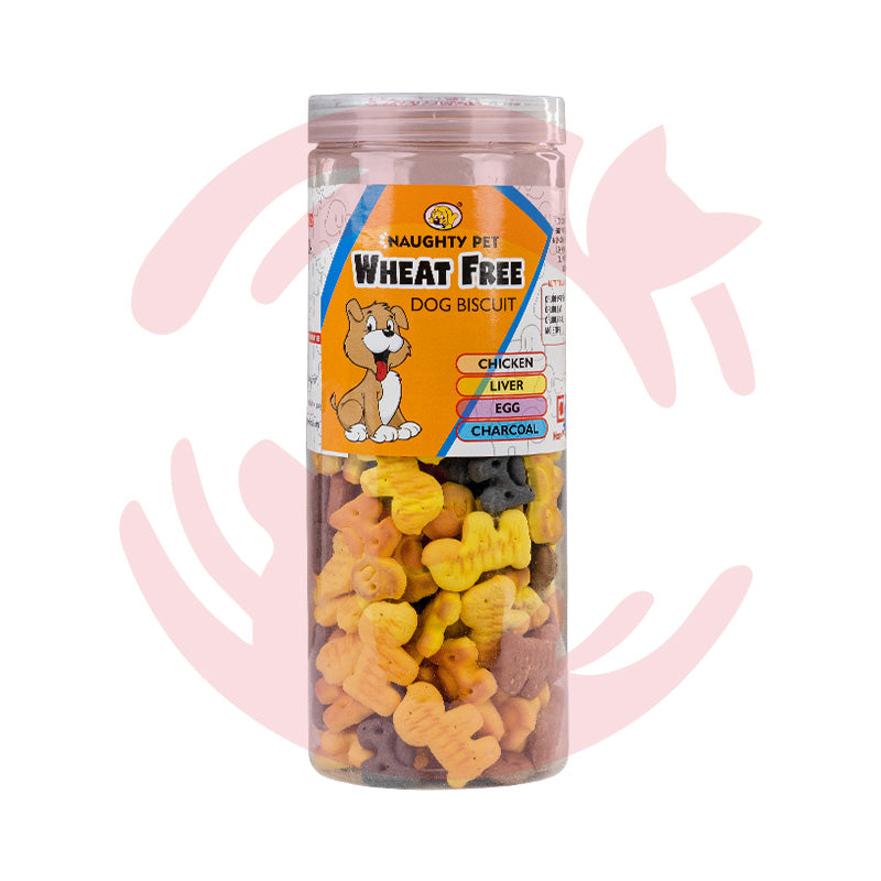 Naughty Pet Dog Treats - Wheat-Free Biscuits (Non-Veg) (500g)