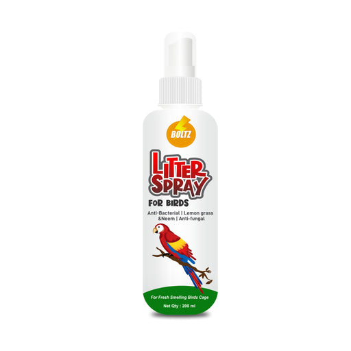 Boltz Antibacterial Bird Litter Spray (200ml)