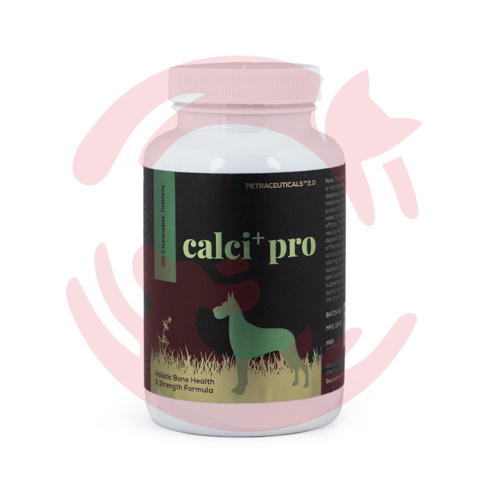 Venttura Supplements for Cats & Dogs - Calci Plus Pro (90 tabs)
