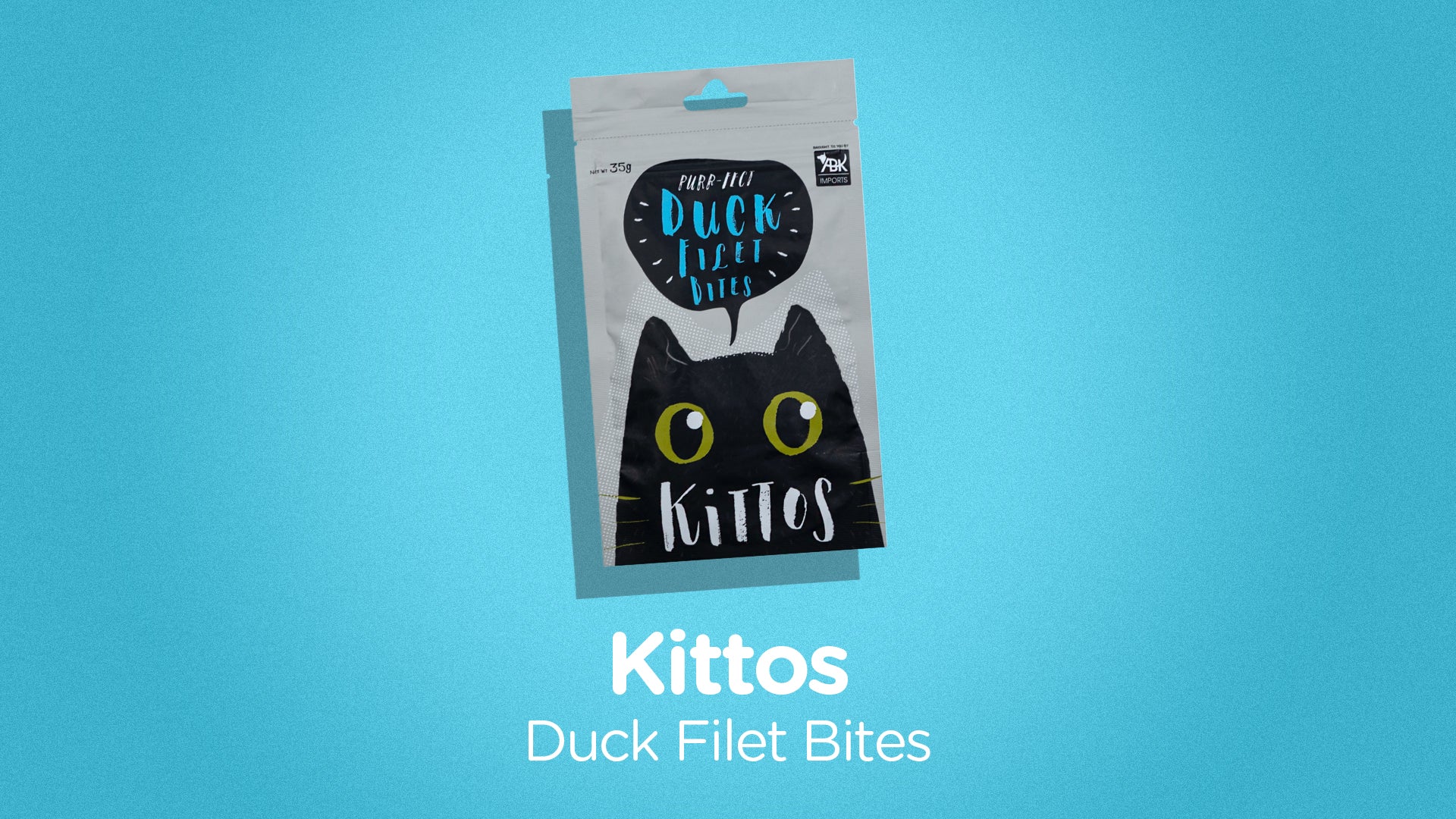 Kittos Cat Treat - Duck Filet Bites (35g)