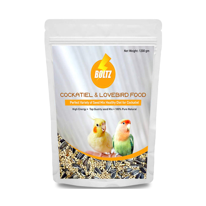 Boltz Bird Food for Cockatiel And Lovebird (1200 Gms)