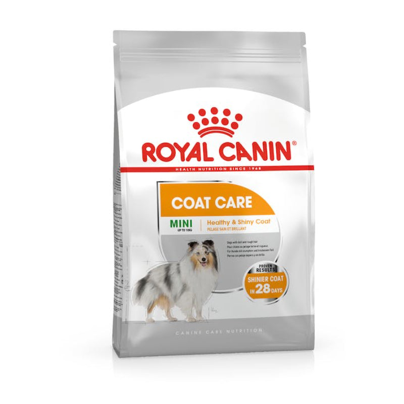 Royal Canin Canine Care Nutrition Coat Care Mini Adult Dry Dog Food